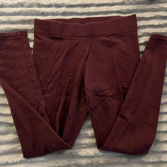 Aerie, leggings, size M; maroon - Picture 1 of 1